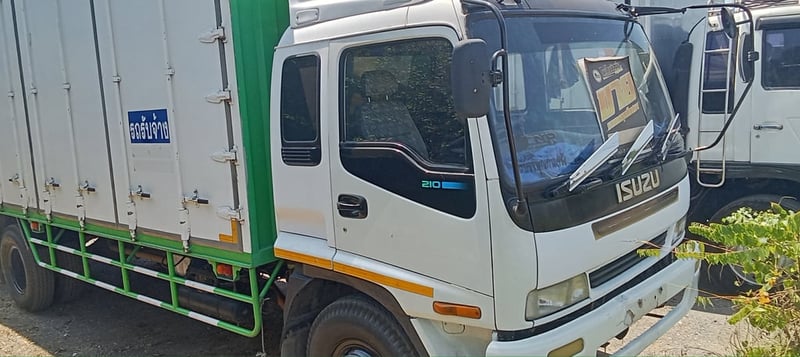 ราคา499000บาทขายรถบรรทุก isuzu FTR 33 P2 เครื่อง6HH1- 200 ฝาขาวตู้แห้ง 10 บานรถปี 46 กระบะตู้ในยาว 7.40 เมตร ในกว้าง 2 .32เมตร ในสูง 2 .57เมตรเอกสารทะเบียนพร้อมทะเบียนแจ้งม.79 รถพร้อมใช้งานสนใจติดต่อ 091-146-4263 คุณเยี่ยม