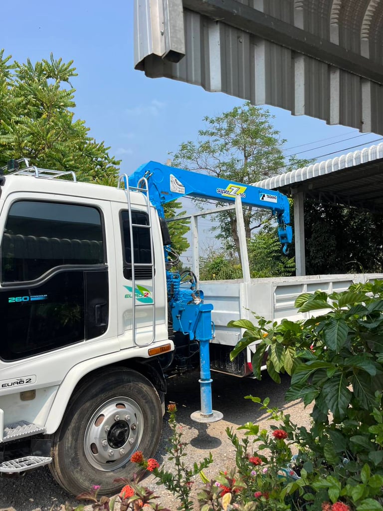 ราคา 569000 บาท ขายรถบรรทุก 6 ล้อ isuzu deca เครื่อง 200 แรงม้าติดเครน tronaldo3. 3 ตัน3ปลอก 2 ชักกระบะติดเครนแล้วยาว 6 เมตรทะเบียนม.79 พร้อมใช้งาน 091 1464263