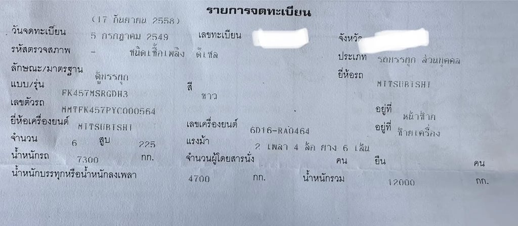 รถบรรทุก 6 ล้อมิตซูเครื่อง 6d 16 เทอร์โบอินเตอร์ 225 แรงพวงมาลัยพาวเวอร์ยาง 900 ขอบ 20 เอกสารทะเบียนพร้อม