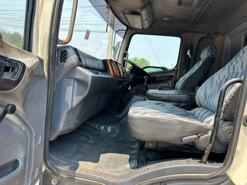 ราคา499000ขายรถบรรทุก 6 ล้อพื้นเรียบ hinoFG1Jเครื่องJO8C-212🐎โบอินเตอร์รถปี46รถเดิมๆใช้งานน้อยมาก กระบะพื้นเรียบยาว 7.20ม. ครัชซีสวยมากๆๆไมล์น้อยเอกสารเล่มทะเบียนครบสนใจ0911464263