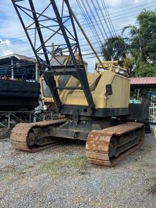 ขายรถเข็นตีนตะขาบ 25 ตันเครื่อง mitsubishi 6 BD 260 แรงม้ารถใช้งานได้ปกติเครื่องมีหลวมหน่อย