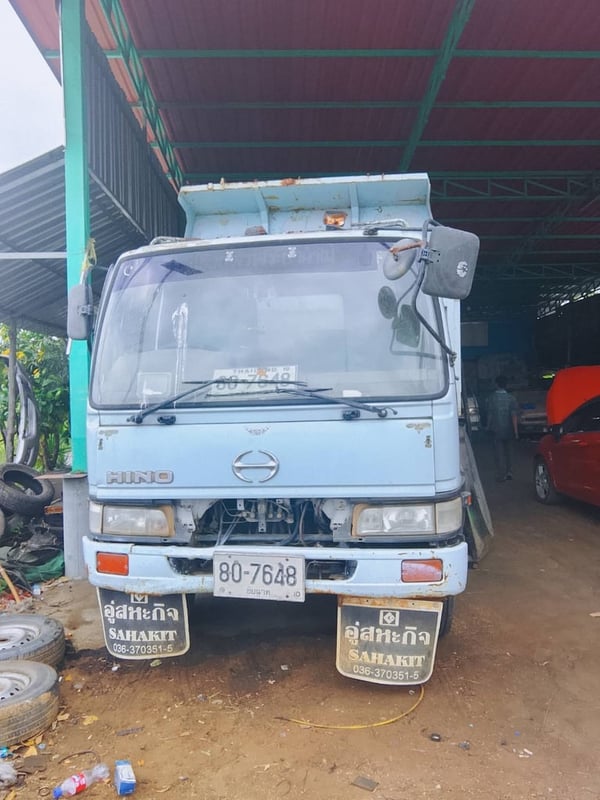 ราคา 329,000 บาทขายรถหกล้อดั้ม hino FC3Jเครื่อง jo7c -165 แรงม้าแน่นมากๆรถปี43พร้อมใช้งานจรีงเบรคทิฟฟี่พวงมาลัยเพาเวอร์เอกสารทะเบียนพร้อมสนใจติดต่อ 091-146-4263 คุณเยี่ยม