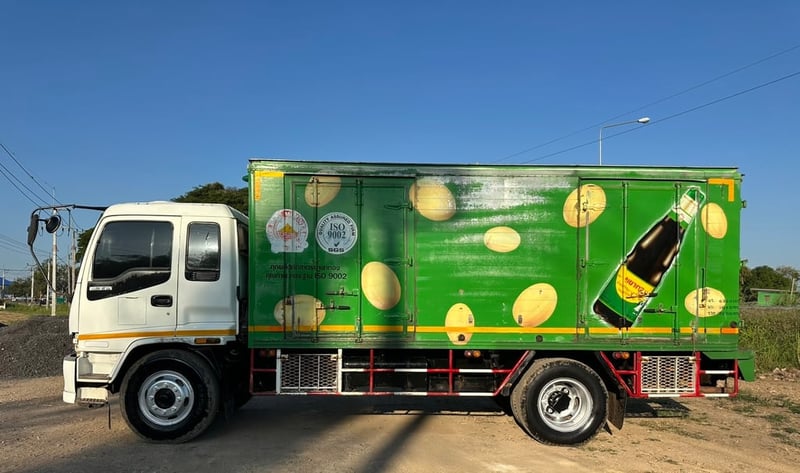 ขายรถบรรทุก 6 ล้อตู้แห้ง isuzu FTR 33 H เครื่อง 6HH1- 200 แรงม้ารถปี 48ตู้ยาว 5 .42ม. สูง 2.30 ม.กว้าง 2.40ม. ช่วงล้อ 4.25ม. เอกสารทะเบียนพร้อมสนใจติดต่อได้