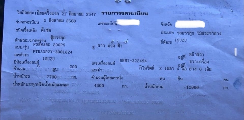 ราคา459000บาทขายรถบรรทุกหกล้อตู้ 10 บาน isuzu deca เครื่อง6HH1-200แรงม้าเครื่องแน่นมากๆรถปี 47 ยาว 7.35 เมตร กว้าง 2.41เมตร สูง 2.56 เมตร เอกสารทะเบียนพร้อมใช้สนใจ 091-146-4263 คุณเยี่ยม ราคา459000บาทขายรถบรรทุกหกล้อตู้ 10 บาน isuzu deca เครื่อง6HH1-200แรงม้าเครื่องแน่นมากๆรถปี 47 ยาว 7.35 เมตร กว้าง 2.41เมตร สูง 2.56 เมตร เอกสารทะเบียนพร้อมใช้สนใจ 091-146-4263 คุณเยี่ยม