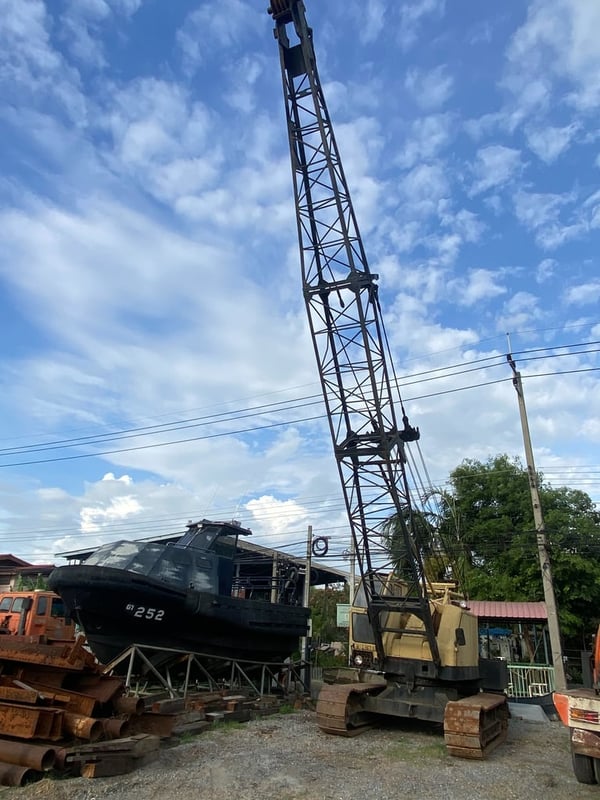 ขายรถเข็นตีนตะขาบ 25 ตันเครื่อง mitsubishi 6 BD 260 แรงม้ารถใช้งานได้ปกติเครื่องมีหลวมหน่อย