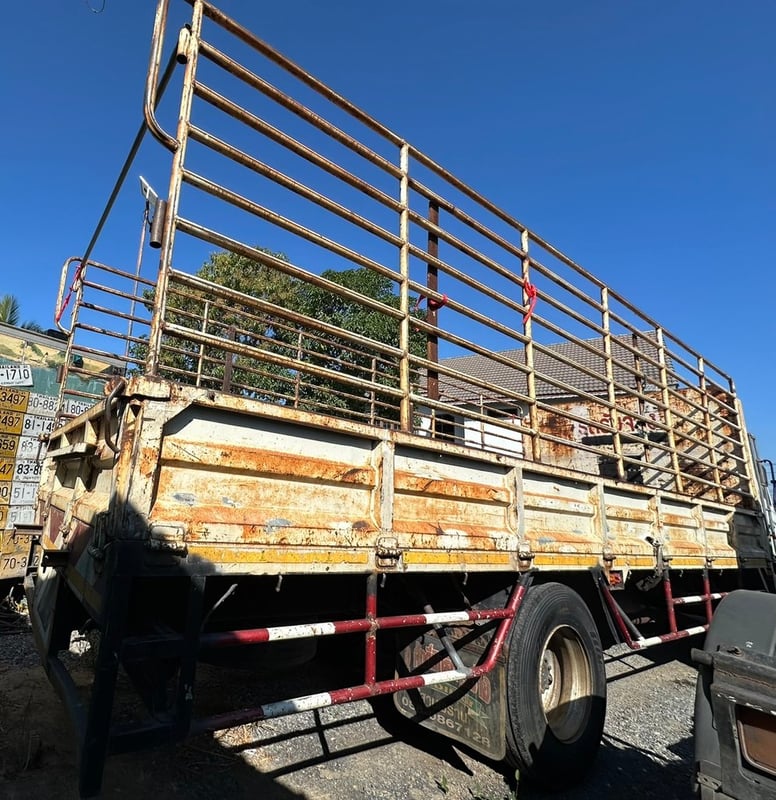 ราคา59000บาทขายกระบะเหล็กรถ6ล้ครัชซีกว้าง 87ซ.ม. กระบะยาว 7.35ม.กว้าง 2.50ม.สูง 2.05ม. สนใจติดต่คุณเยี่ยม0911464263