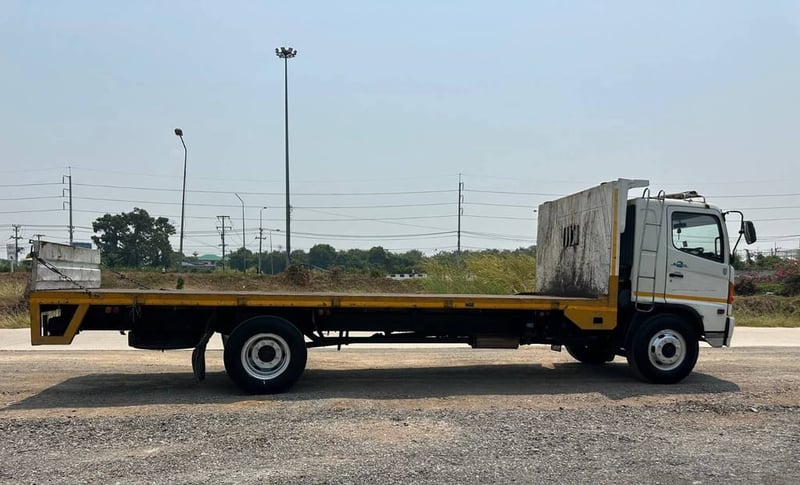 ราคา499000ขายรถบรรทุก 6 ล้อพื้นเรียบ hinoFG1Jเครื่องJO8C-212🐎โบอินเตอร์รถปี46รถเดิมๆใช้งานน้อยมาก กระบะพื้นเรียบยาว 7.20ม. ครัชซีสวยมากๆๆไมล์น้อยเอกสารเล่มทะเบียนครบสนใจ0911464263