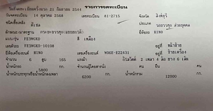 ราคา369000บาทขายรถ hino ดั้มFE3Wเครื่องWO6E-165แรงม้าแน่นมากๆรถปี 44 เบรคทิฟฟี่พวกมาลัยเพาเวอร์ดั้มยิงหน้าเอกสารทะเบียนพร้อมสนใจ 091-146-4263 คุณเยี่ยม ราคา369000บาทขายรถ hino ดั้มFE3Wเครื่องWO6E-165แรงม้าแน่นมากๆรถปี 44 เบรคทิฟฟี่พวกมาลัยเพาเวอร์ดั้มยิงหน้าเอกสารทะเบียนพร้อมสนใจ 091-146-4263 คุณเยี่ยม