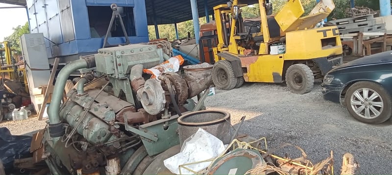 เครื่องขายเครื่องปั่นไฟไดฝรั่งเศส200 kva ขายตามสภาพมีให้เลือก 2 เครื่องต้องไปเช็คระบบเอง