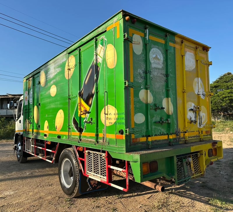 ขายรถบรรทุก 6 ล้อตู้แห้ง isuzu FTR 33 H เครื่อง 6HH1- 200 แรงม้ารถปี 48ตู้ยาว 5 .42ม. สูง 2.30 ม.กว้าง 2.40ม. ช่วงล้อ 4.25ม. เอกสารทะเบียนพร้อมสนใจติดต่อได้