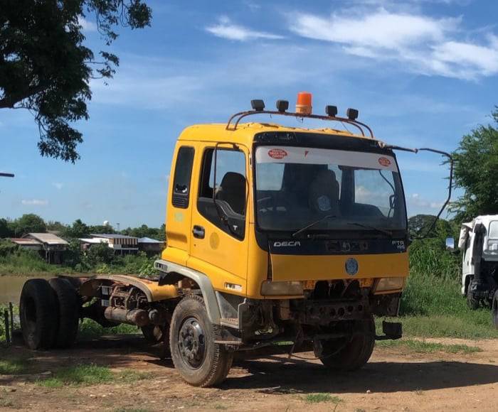 ราคา159000บาทขายรถบรรทุก 6 ล้อ isuzu FTR 33 เครื่อง 6HH1 -195 แรงม้ารถปี45 ขายตามสภาพเอกสารทะเบียน มอ 79 ครับ คัสซีมีบวมปลายช่วงล้อ 4 เมตร 20 สนใจติดต่อเบอร์นี้ 0911464263