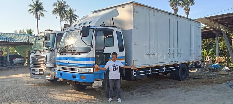 ราคา279000บาทขายรถบรรทุก 6 ล้อตู้แห้ง 10 บาท hino FF3H เครื่อง ho7d 195 แรงม้าแน่นมากๆรถปี 38 กระบะยาว 7.20 เมตร คอมแอร์ไม่มีครับ เอกสารทะเบียนพร้อมสนใจ 091-146-4263 คุณเยี่ยมด่วนราคาถูกๆ