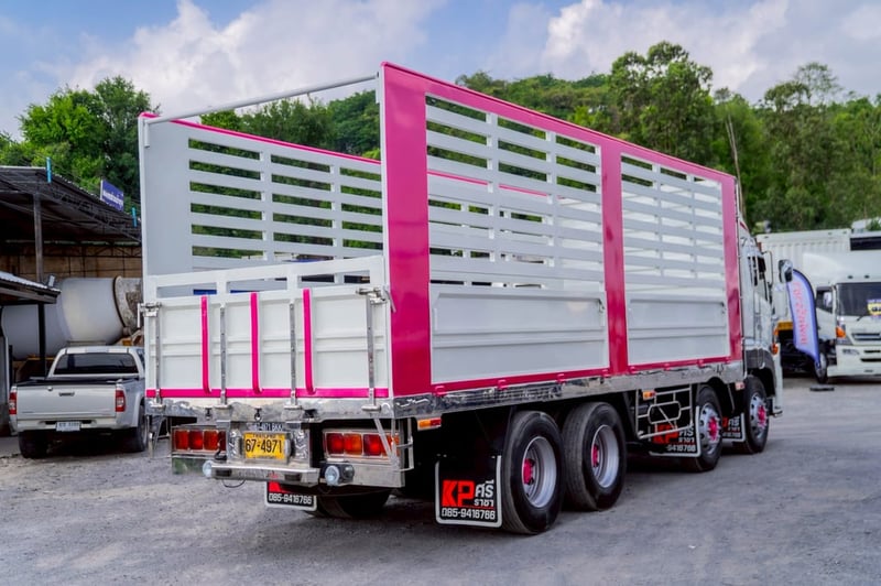 HINO GY 380แรงม้า รถบรรทุก 12ล้อ กระบะคอกสูง ปี2021