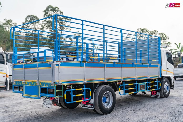 HINO FG 212แรงม้า รถบรรทุก 6ล้อ กระบะคอกสูง ปี2013 เลขไมล์น้อยกว่า 500,000 กม.