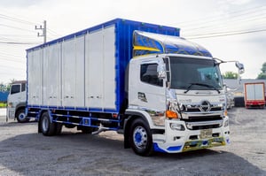 HINO FG 240แรงม้า รถบรรทุก 6ล้อ ตู้แห้ง ปี2019