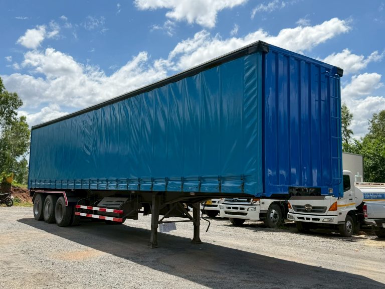 ขายหางผ้าใบ  3 เพลา 12 ล้อ - ผ้าใบปิดข้าง (SMM) สภาพดี พร้อมใช้งาน