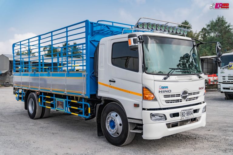 HINO FG 212แรงม้า รถบรรทุก 6ล้อ กระบะคอกสูง ปี2013 เลขไมล์น้อยกว่า 500,000 กม.