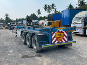 ขายด่วน! หางกึ่งพ่วงบรรทุกตู้คอนเทนเนอร์ 3 เพลา 12 ล้อ ปี 67 สภาพใหม่กริ๊บ พร้อมใช้งาน ทะเบียนกรุงเทพฯ