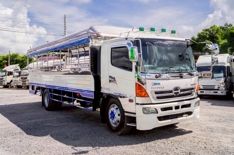 รถสองแถว 6 ล้อ รถบรรทุก ปี2003 HINO FG 212แรงม้า
