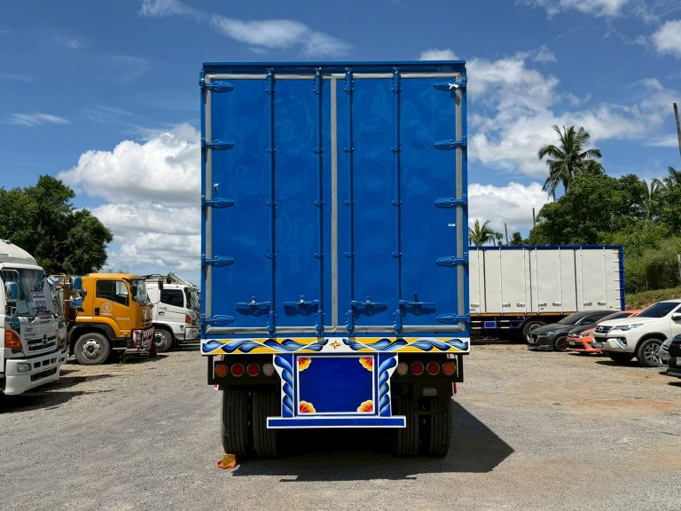 ขายหางผ้าใบ  3 เพลา 12 ล้อ - ผ้าใบปิดข้าง (SMM) สภาพดี พร้อมใช้งาน