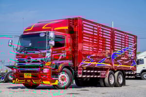 HINO FG 240แรงม้า รถบรรทุก 10ล้อ กระบะคอกสูง ปี2022