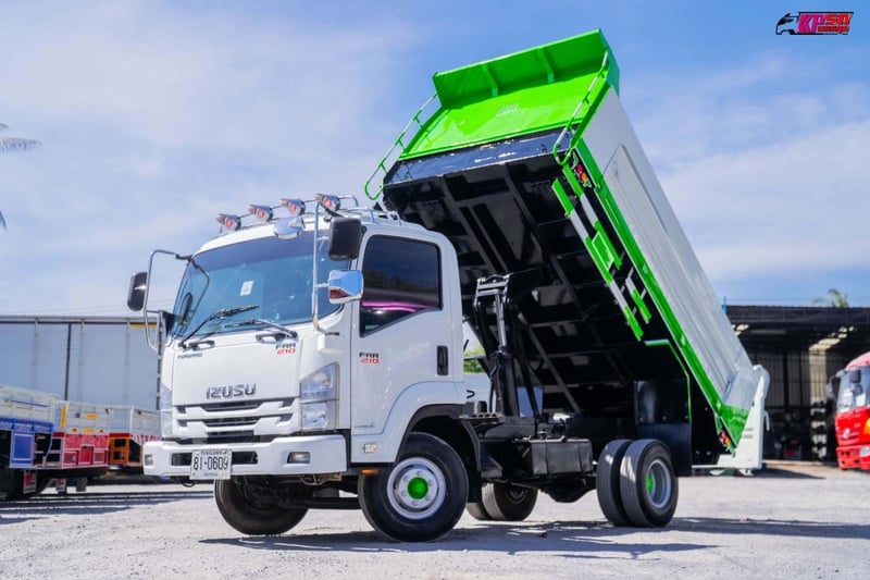 ISUZU FRR 210แรงม้า รถบรรทุก 6ล้อ ดั้มพ์ ปี2022