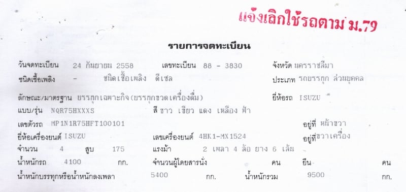 ขายด่วน! ISUZU NQR 175 แรง รถน้ำ 7,000 ลิตร จดใหม่มือแรกได้เลย สภาพพร้อมใช้