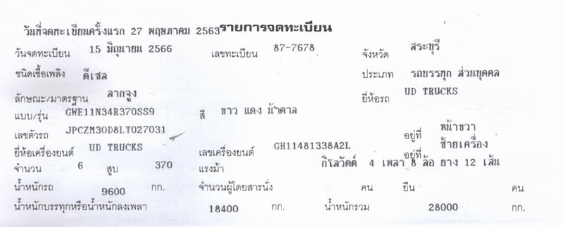 ขายหัวลาก  12ล้อ  UD TRUCKS 370 แรงม้า ปี 2020 (พ.ศ. 2563) สภาพสวย พร้อมใช้งาน รถจอด ชลบุรี ติดต่อ วุธ