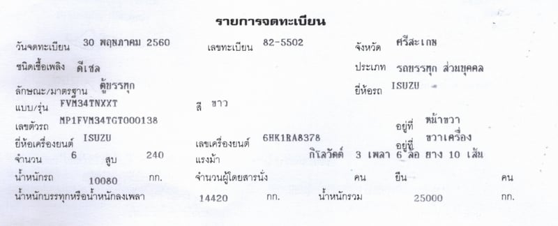 ขาย  ISUZU FVM 240แรงม้า รถบรรทุก 10ล้อ ตู้เย็น ปี2017 อุณหภูมิ -22 องศา