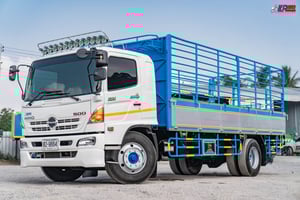 HINO FG 212แรงม้า รถบรรทุก 6ล้อ กระบะคอกสูง ปี2013 เลขไมล์น้อยกว่า 500,000 กม.