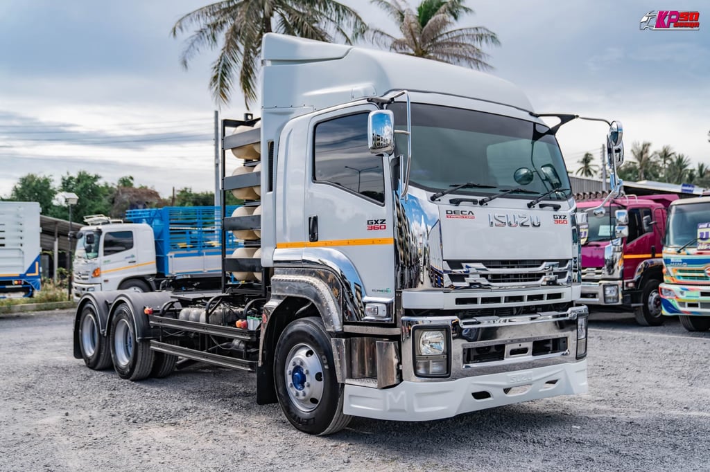 ISUZU GXZ 360 CNG 360แรงม้า รถบรรทุก หัวลาก 10ล้อ หัวลาก เฉพาะหัว ปี2014 เลขไมล์น้อยกว่า 800,000 กม. ISUZU GXZ 360 CNG 360แรงม้า รถบรรทุก หัวลาก 10ล้อ หัวลาก เฉพาะหัว ปี2014 เลขไมล์น้อยกว่า 800,000 กม.