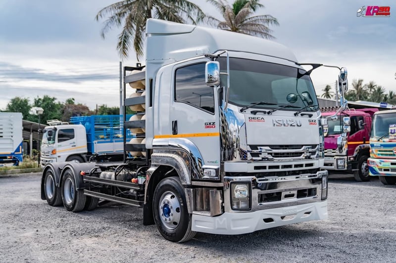 ISUZU GXZ 360 CNG 360แรงม้า รถบรรทุก หัวลาก 10ล้อ หัวลาก เฉพาะหัว ปี2014 เลขไมล์น้อยกว่า 800,000 กม.