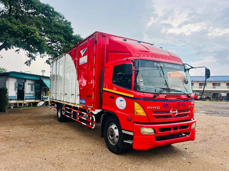 HINO FG 212แรงม้า รถบรรทุก 6ล้อ ตู้แห้ง ปี2013 HINO FG 212แรงม้า รถบรรทุก 6ล้อ ตู้แห้ง ปี2013