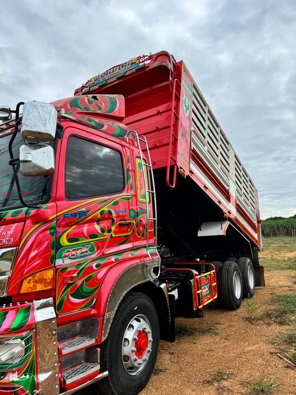 HINO FM 344แรงม้า รถบรรทุก 10ล้อ ดั้มพ์ ปี2019 เลขไมล์ 280,000 กม.