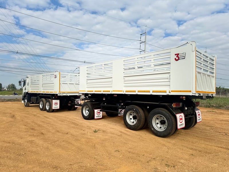 ISUZU FXZ 360แรงม้า รถบรรทุก 10ล้อ พ่วงแม่ลูก ปี2014