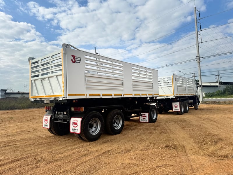 ISUZU FXZ 360แรงม้า รถบรรทุก 10ล้อ พ่วงแม่ลูก ปี2014