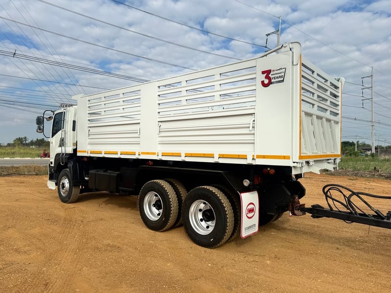 ISUZU FXZ 360แรงม้า รถบรรทุก 10ล้อ พ่วงแม่ลูก ปี2014