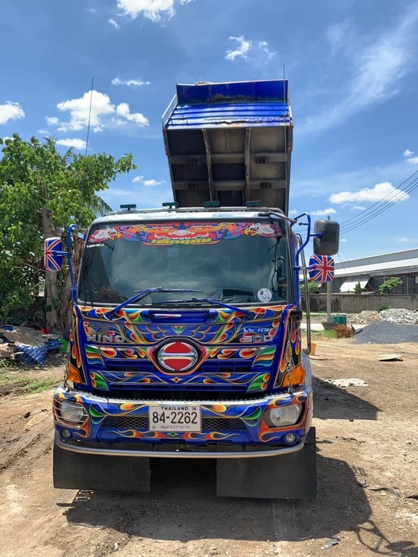 HINO FM 260แรงม้า รถบรรทุก 10ล้อ ดั้มพ์ ปี2018