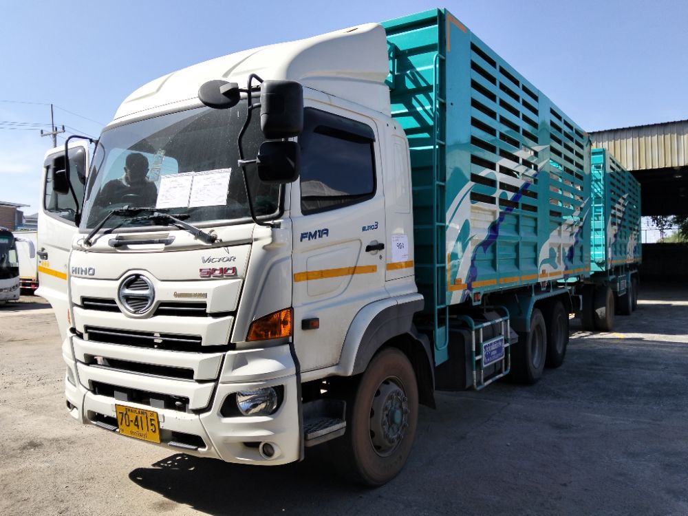HINO HINO VICTOR500	HINO FM1AN1D  344แรงม้า รถบรรทุก 6ล้อ พ่วงแม่ลูก ปี2023
