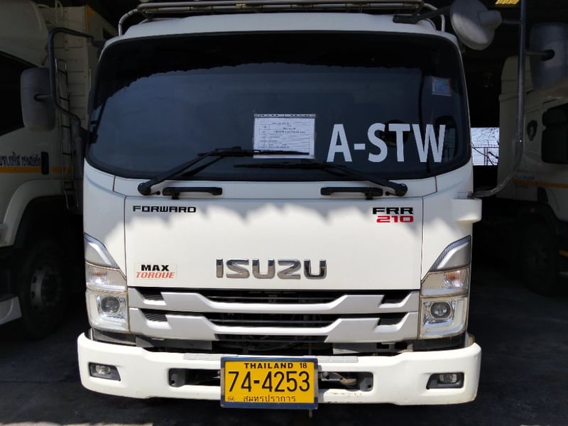 ISUZU FRR210 FRR90HSXTU 210แรงม้า รถบรรทุก 4ล้อ ดั้มพ์ ปี2022