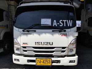 ISUZU FRR210 FRR90HSXTU 210แรงม้า รถบรรทุก 4ล้อ ดั้มพ์ ปี2022