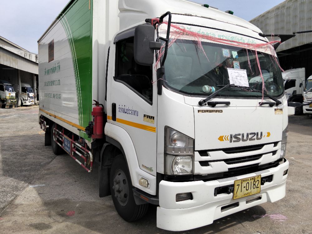 ISUZU ISUZU FRR210 "FRR90LSXXU ISUZU 210แรงม้า รถบรรทุก 6ล้อ ตู้แห้ง ปี2019 เลขไมล์น้อยกว่า 100,000 กม. ISUZU ISUZU FRR210 "FRR90LSXXU ISUZU 210แรงม้า รถบรรทุก 6ล้อ ตู้แห้ง ปี2019 เลขไมล์น้อยกว่า 100,000 กม.