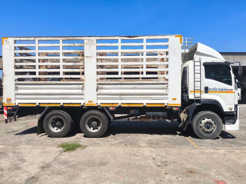 ISUZU FVM300 FVM34QSXXU 300แรงม้า รถบรรทุก 10ล้อ กระบะคอกสูง ปี2020