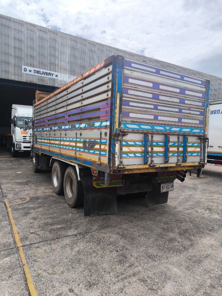 HINO HINO DOMINATOR500 	HINO FM2PNPD 314แรงม้า รถบรรทุก 6ล้อ กระบะคอกสูง ปี2009 เลขไมล์น้อยกว่า 800,000 กม.
