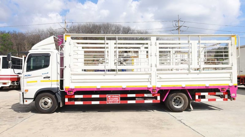 HINO DOMINATOR500 FC9JL1A-CBAHF 210แรงม้า รถบรรทุก 6ล้อ กระบะคอกสูง ปี2024