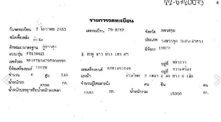 ISUZU ISUZU FTR240 ISUZU FTR34QZL 240แรงม้า รถบรรทุก 6ล้อ ตู้แห้ง ปี2010 เลขไมล์น้อยกว่า 800,000 กม. ISUZU ISUZU FTR240 ISUZU FTR34QZL 240แรงม้า รถบรรทุก 6ล้อ ตู้แห้ง ปี2010 เลขไมล์น้อยกว่า 800,000 กม.