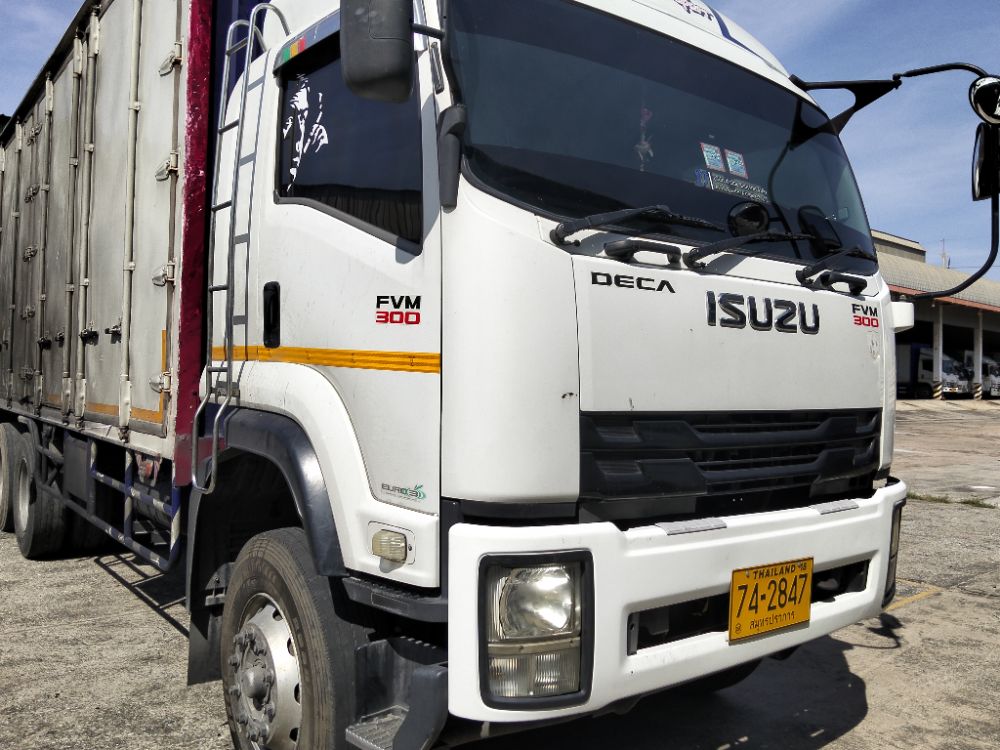 ISUZU ISUZU FVM300 "FVM34TSXXT ISUZU 221แรงม้า รถบรรทุก 6ล้อ ตู้แห้ง ปี2017 ISUZU ISUZU FVM300 "FVM34TSXXT ISUZU 221แรงม้า รถบรรทุก 6ล้อ ตู้แห้ง ปี2017