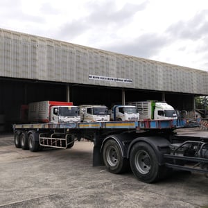 รถพ่วง(SEMI TRAILER) OTHER กึ่งพ่วงพื้นเรียบ จดทะเบียนปี2014 (ทะเบียน 70-5676)