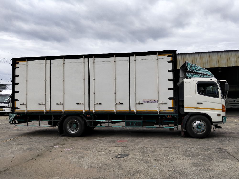 HINO HINO 500 "HINO FG1JPRA 212แรงม้า รถบรรทุก 6ล้อ ตู้แห้ง ปี2008 เลขไมล์น้อยกว่า 500,000 กม. HINO HINO 500 "HINO FG1JPRA 212แรงม้า รถบรรทุก 6ล้อ ตู้แห้ง ปี2008 เลขไมล์น้อยกว่า 500,000 กม.
