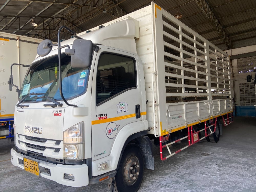 ISUZU ISUZU FRR190	" FRR90MMXXU 6 ล้อ" 190แรงม้า รถบรรทุก 4ล้อ กระบะคอกสูง ปี2021